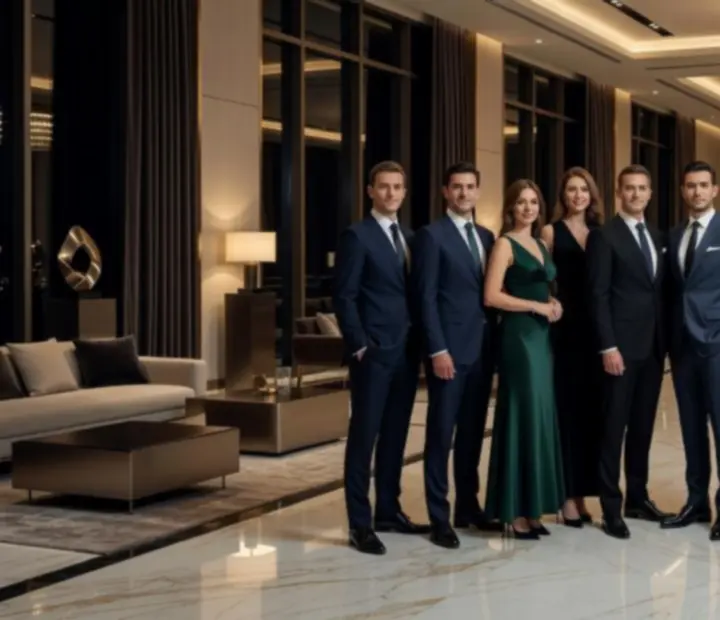 Elegancki zespół eventowy Polvera Doria podczas realizacji ekskluzywnego wydarzenia